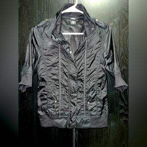VANITY black 3/4 sleeve lengths jacket size M